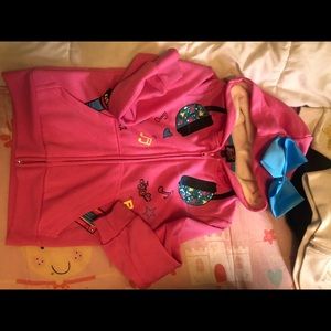 Jo jo Siwa pink hoodie size 7/8